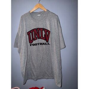 Russell Athletic UNLV Football Graphic T-Shirt Mens 3XL Heather Grey NuBlend Tee